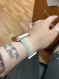 Нейлоновий ремінець Fruct Sport Loop Band для Apple Watch 42/44/45/46/49 mm Dark Black фото від покупців 5