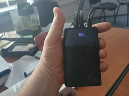 УМБ LaKuun 20000 mAh 35W Fast Charge Power Bank Повербанк Built-In Lighting 27W and USB-C 35W Cables Black (LK08) фото від покупців 2
