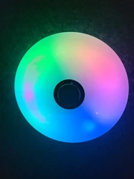 Люстра светодиодная потолочная RGB с Bluetooth колонкой потолочная светодиодная лампа с пультом с RGB подсветкой и динамиком смарт люстра с будильником светомузыкой лампа с колонкой 60W Kayfovo LA - 83