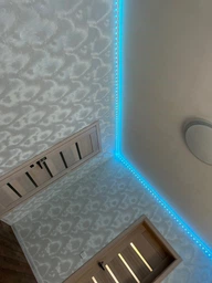 Світлодіодна LED стрічка RGB 15 метрів, SMD 5050, 24 В, Bluetooth, пульт і блок живлення (SD103BB)