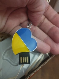 Флеш пам'ять USB JOYFUL кулон у формі серця фото от покупателей 2