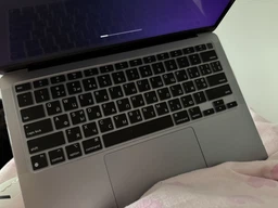 Накладка на клавиатуру Fruct для MacBook Air 13 2020/MacBook Air 13 M1 (2021) US Черная Украинские буквы