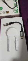 Адаптер Hoco LS36 (перехідник USB to 3.5mm, довжина кабелю 12 см, підтримка мікрофона, керування гарнітурами) - Чорний фото від покупців 2