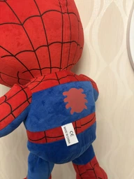 Мягкая игрушка обнимашка Marvel Chibi Spider-Man Чиби Человек-Паук С Большой Головой 55 см My Kigu Плюшевый Сине-красный (9076/55)
