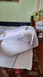 Держатель для простыни комплект 4 шт универсальные с металлическими зажимами Elastic Suspenders белые (ES-28833)