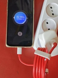 Кабель шнур быстрой зарядки OnePlus USB-A to Type-C SuperVooc Warp до 80W 8A 1 метр Красный