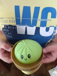Сквіш антистрес Бао булочка пельмень Squishy Dumpling, м’яка іграшка 9 см в коробочці (2901) фото від покупців 1