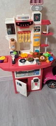 Детская игровая кухня 110 см LIMO TOY M 6011 I UA (на украинском языке, плита, льется вода, пар) фото от покупателей 7