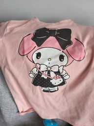 Детская футболка для девочки Спиногрыз Kuromi Melody 10-00737 134 см Розовая (ROZ6501019622)