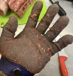 Рукавичка кольчужна з неіржавкої сталі Chainmail glove розмір L