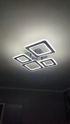 Люстра потолочная светодиодная с музыкальной колонкой и RGB подсветкой VALESO YZD1275 Черный