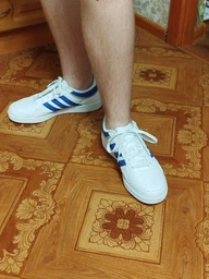 Чоловічі кеди низькі Adidas Hoops 4.0 JQ9987 42 (8UK) 26.5 см Ftwwht/Royblu/Gretwo (4067904532170)