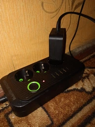 Фільтр Power Socket, подовжувач на 3 розетки з USB Type-C перенесення розетка 1.85 метра, Білий фото від покупців 7