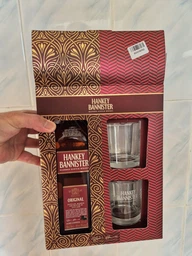 Віскі Hankey Bannister 0.7 л 40% +2 брендовані склянки в коробці (5010509005388)
