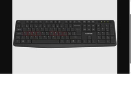 Клавиатура беспроводная Canyon KB-W01 Water resistant Wireless EN/UA Black (CNE-CKEYW01)
