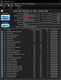 Накопичувач SSD 2.5" 256GB Acer (RE100-25-256GB) фото від покупців 1