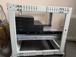 Серверная стойка Lanberg Open Rack 19" 12U 600x600-1100 Grey (OR01-6112-S)