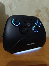 Бездротовий геймпад GamePro із зарядною станцією GPX13BDOC BT 5.3/USB/2.4 ГГц (Switch/PC/iOS/Android) RGB Black фото від покупців 4
