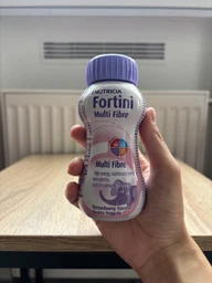 Энтеральное питание Nutricia Fortini с пищевыми волокнами со вкусом клубники для детей от 1 года 200 мл (8716900553370)