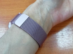 Ремешок 20мм для Amazfit GTS / GTS 2 / GTS 2 mini / GTS 2e / GTS 3 / GTS 4 mini миланская петля черный фото от покупателей 1