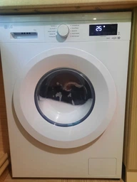 Пральна машина LG фронтальна, 6кг, 1200, В, 44см, дисплей, пара, інвертор, білий