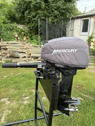Чехол на капот для лодочного мотора Mercury 15M с логотипом фото от покупателей 1