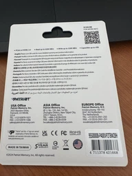 Накопитель SSD 1TB Patriot P400 V4 M.2 2280 PCIe NVMe 4.0 x4 TLC (P400VP1TBM28H) фото от покупателей 1