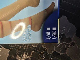 Компрессионные гольфы Zip Socks на молнии телесные L/XL 92% нейлон 8% спандекс фото от покупателей 2