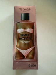 Кокосовое масло Top Beauty для загара с шимером Shimmer Coconut Oil Gold 100 мл фото от покупателей 1