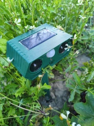 Відлякувач ультразвуковий кротів і птахів змій гризунів Solar Animal Repellent 01 на сонячній батареї + стробоскоп фото від покупців 8