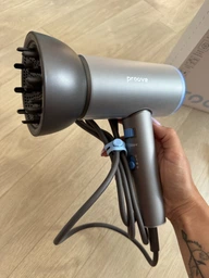 Фен с ионизацией 1800W плавная регулировка мощности 3 режима магнитные насадки Tyson (67234) фото от покупателей 2