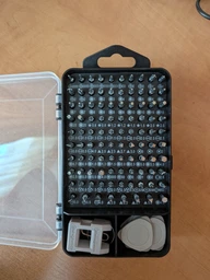 Отвертки набор 115в1 универсальный JoyPro Precision Screwdriver прецизионная отвертка со сменными битами набором на 115 мини инструментов маленьких отверток + звездочка для ремонта ноутбука телефонов очков часов точных профессиональных работ