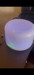 Увлажнитель воздуха ночник аромадиффузор ультразвуковой для дома с led подсветкой на 7 цветов и пультом 500 мл фото от покупателей 1
