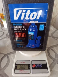 Домкрат гидравлический телескопический Vitol 3 т чемодан высота подъема 194-372 мм 3.33 кг фото от покупателей 6