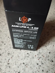 Аккумуляторная батарея LogicPower AGM LPM 4V 4Ah (LP4135) фото от покупателей 1