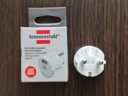 Адаптер USB Brennenstuhl для розетки 5 В 2.4 А (1508110) фото от покупателей 3