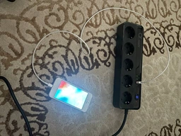 Сетевой фильтр удлинитель 9 в 1 на 5 розеток 1 USB-C PD 3 USB QC быстрая зарядка 35W 3500W 16A с заземлением выключателем защитными шторками защитой от перегрузки короткого замыкания и скачков напряжения для компьютера телевизора дома офиса белый 2 м фото от покупателей 1