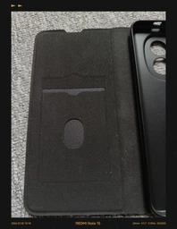 Чехол-книжка Flip Cover Elite на Xiaomi Redmi Note 15 (4G / 5G) / black