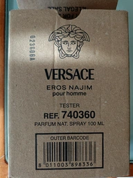 Тестер Духи для мужчин Versace Eros Najim Pour Homme 100 мл (8011003898336) фото от покупателей 1