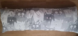 Подушка дакимакура Руно Grey Cat антиаллергенное волокно 50х150 см (Р315.52_Grey Cat) фото от покупателей 1