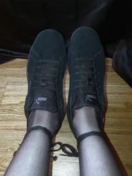 Жіночі кеди шкіряні низькі Puma Smash 3.0 39098402 37.5 (4.5UK) 23.5 см Puma Black-Puma Black-Puma Silver (4065452653866) фото від покупців 1