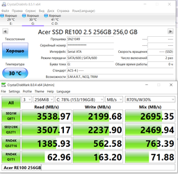 Накопитель SSD 2.5" 1TB RE100 Acer (BL.9BWWA.109)