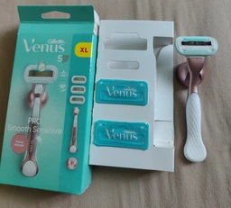 Станок для гоління жіночий (Бритва) Venus Extra Smooth Sensitive RoseGold з 3 змінними картриджами (7702018609994)