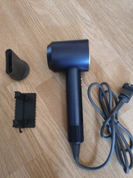 Профессиональный фен для волос Super Hair Dryer 1600 Вт + насадка концентратор, жемчужный
