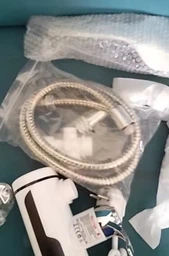 Водонагрівач проточний електричний з душовою лійкою та Led дисплей індикація нагріву BRS White фото від покупців 12