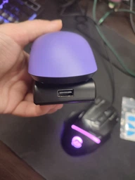 Мышь Hator Hellyberry HM47 Pro RGB Wireless/Bluetooth/USB White-Violet