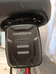 Велосумка под седло Takezero подседельная сумка для велосипеда на раму водонепроницаемая для телефона и ключей велосипедная сумка каркасная Черная 73589 велосумки фото от покупателей 2