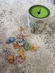 Тактильная игра "Таинственное ведерко" Tooky Toy деревянное сенсорное лото