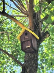 Синичник, скворечник, домик для птиц от "House_for_birds" Желтый