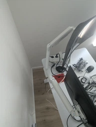 Настольное крепление для двух мониторов OfficePro MA442W с пружиной 17-35" 2~12 кг White